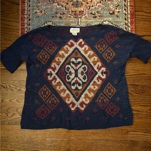 Denim and Supply Ralph Lauren women’s knit cotton linen pullover sweater size s